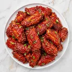 Spicy Korean Fried Chicken Wings
