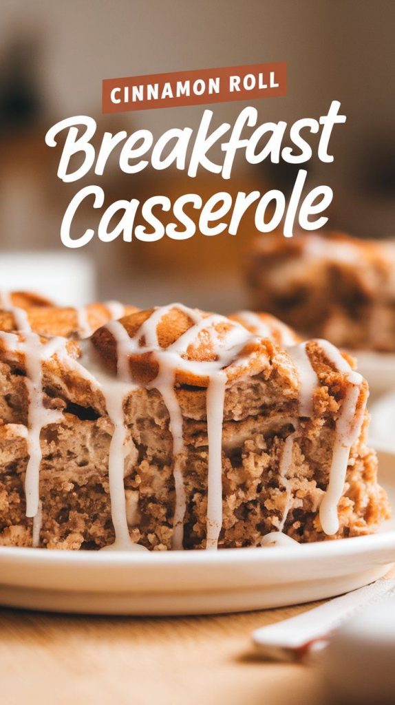 Cinnamon Roll Breakfast Casserole