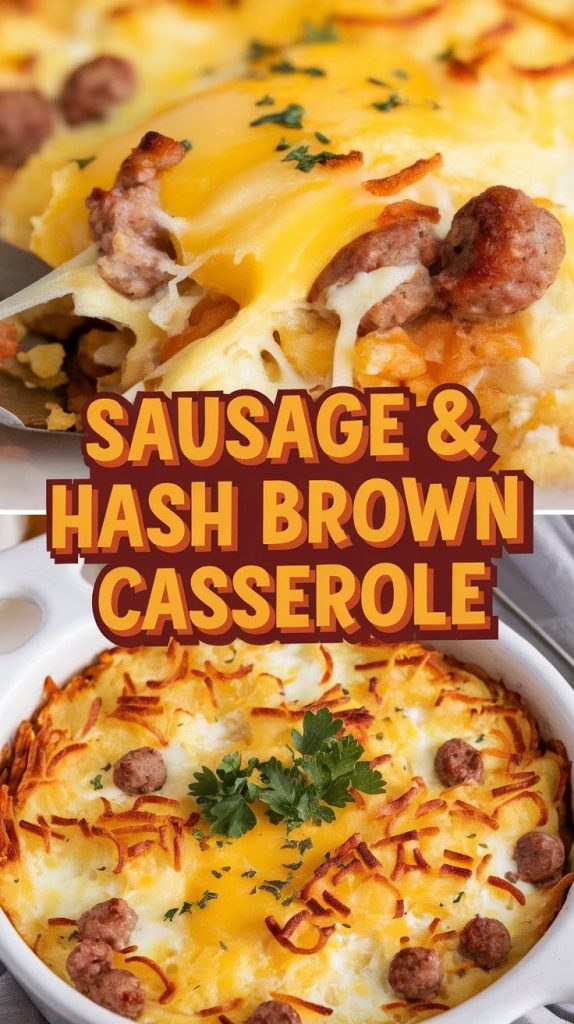 Sausage & Hash Brown Breakfast Casserole