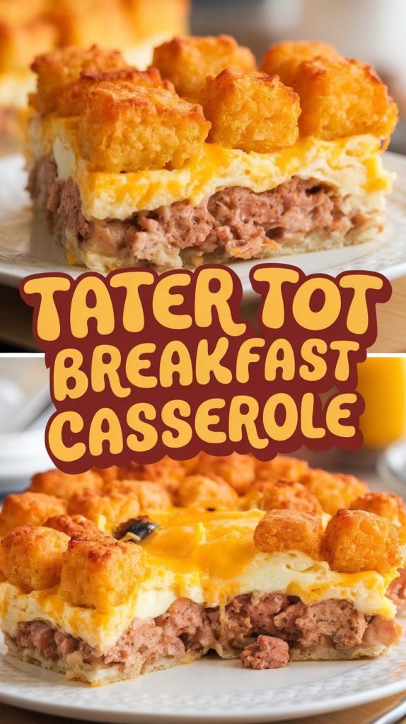 Tater Tot Breakfast Casserole