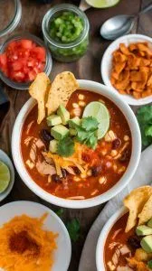 Healthy Chicken Tortilla Soup