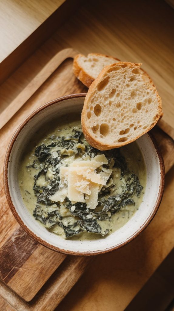 Creamy Parmesan Kale Soup