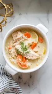 Chicken Lemon Rice Greek Soup