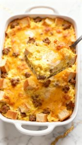 Sausage Egg Cheese Casserole