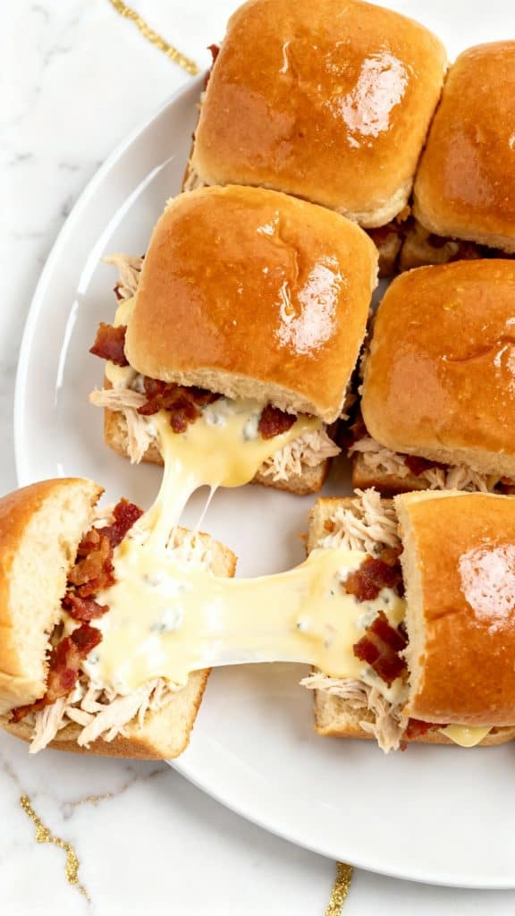 Chicken Bacon Ranch Sliders