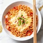 Kimchi Cheese Ramen Stir-Fry