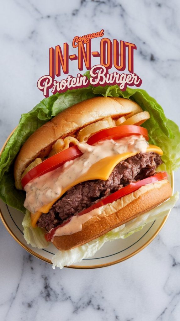 Copycat In-N-Out Protein Style Burger
