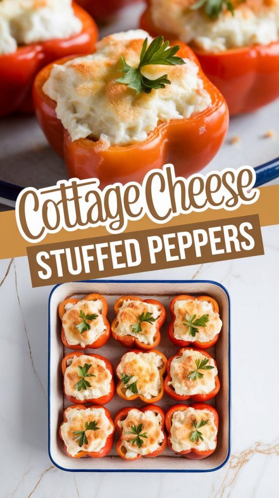 Cottage Cheese Stuffed Peppers