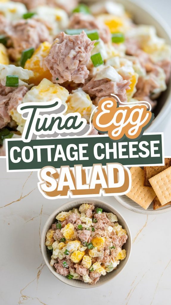 Tuna Egg Cottage Cheese Salad