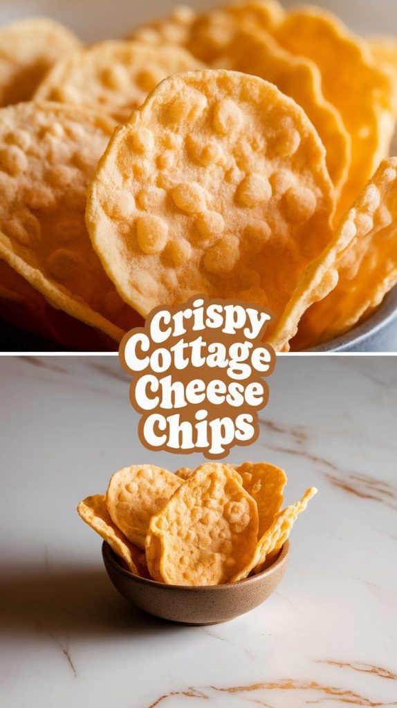 Crispy Cottage Cheese Chips