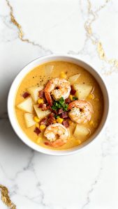 Bacon, Shrimp & Corn Chowder