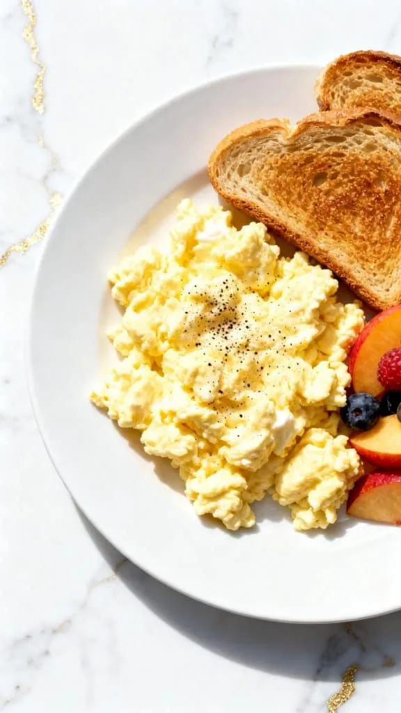 Cottage Cheese Scrambled Eggs