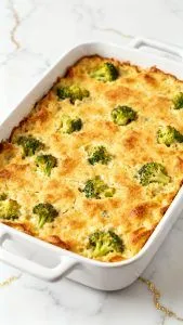 Creamy Cottage Cheese Broccoli Casserole