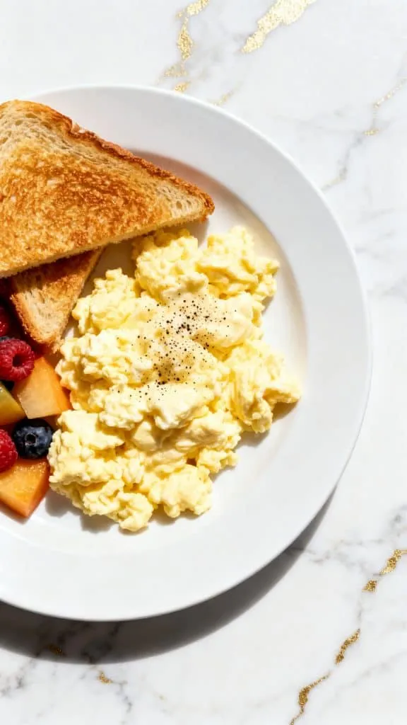 Cottage Cheese Scrambled Eggs