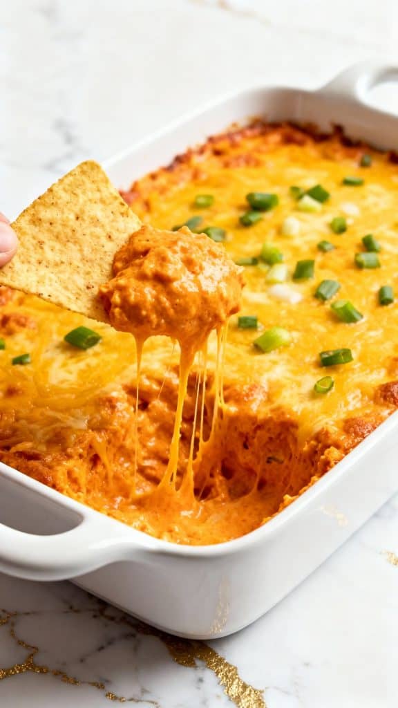 Buffalo Cottage Cheese Dip
