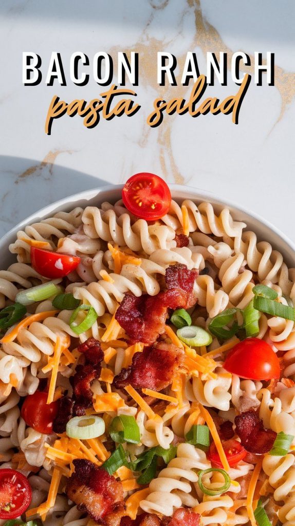 Bacon Ranch Pasta Salad
