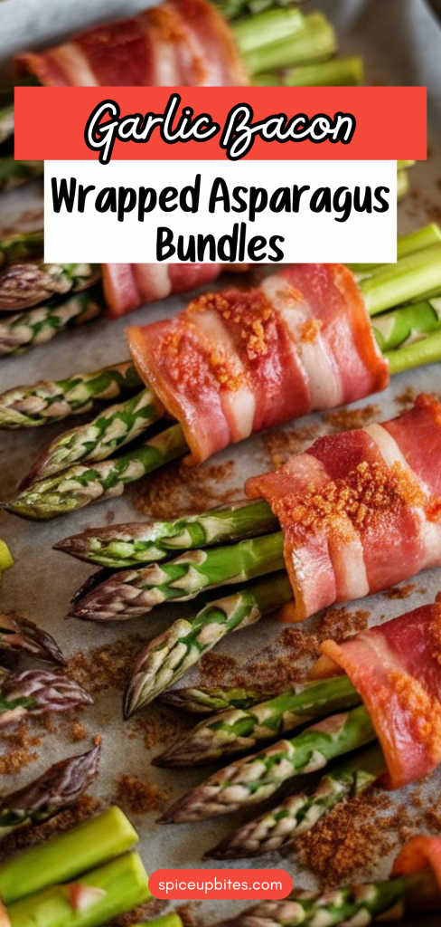 Garlic Bacon Wrapped Asparagus Bundles 6