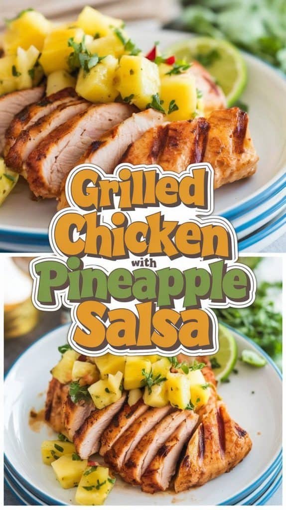 Grilled Chicken with Pineapple Salsa
