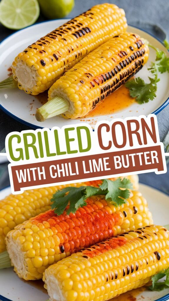 Grilled Corn with Chili Lime Butter
