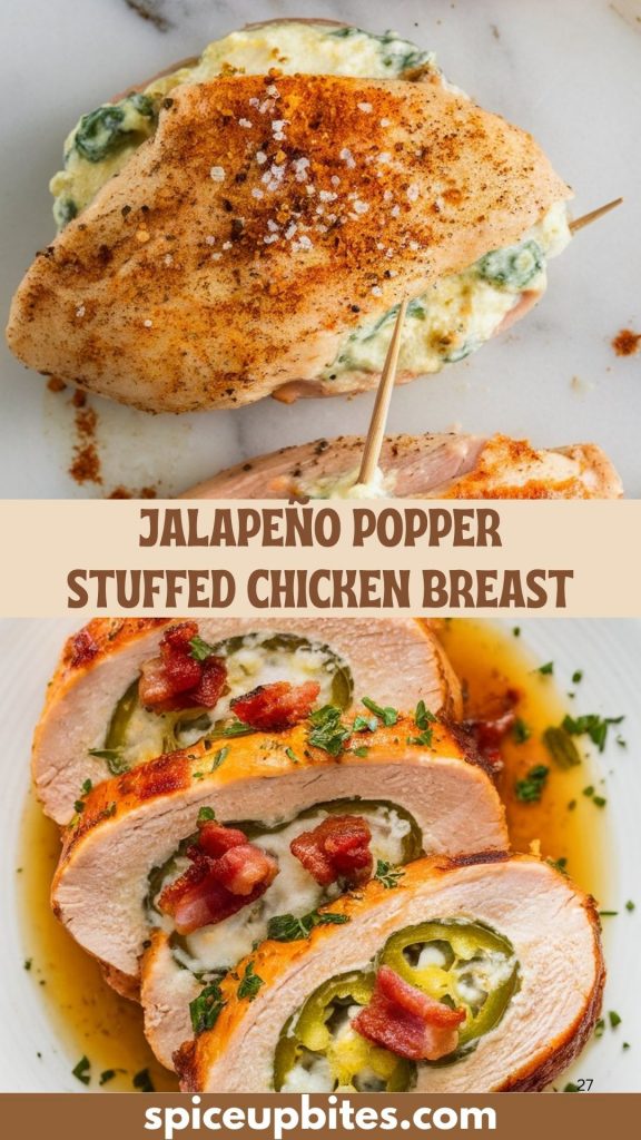 Jalapeño Popper Stuffed Chicken Breast
