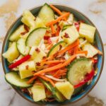 Spicy Pineapple Cucumber Slaw