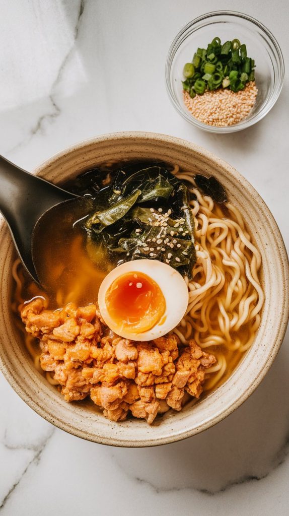 Pork Sausage & Collard Green Ramen