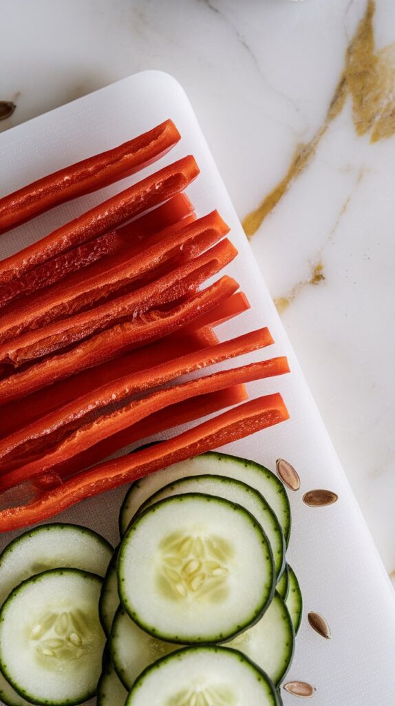 Spicy Pineapple Cucumber Slaw