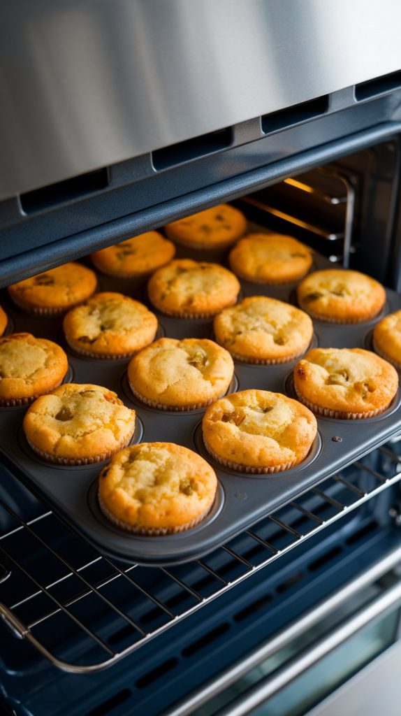 Cheesy Jalapeño Cornbread Muffins