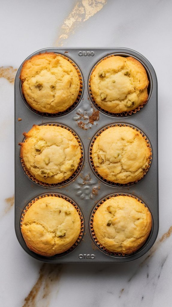 Cheesy Jalapeño Cornbread Muffins