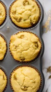 Cheesy Jalapeño Cornbread Muffins