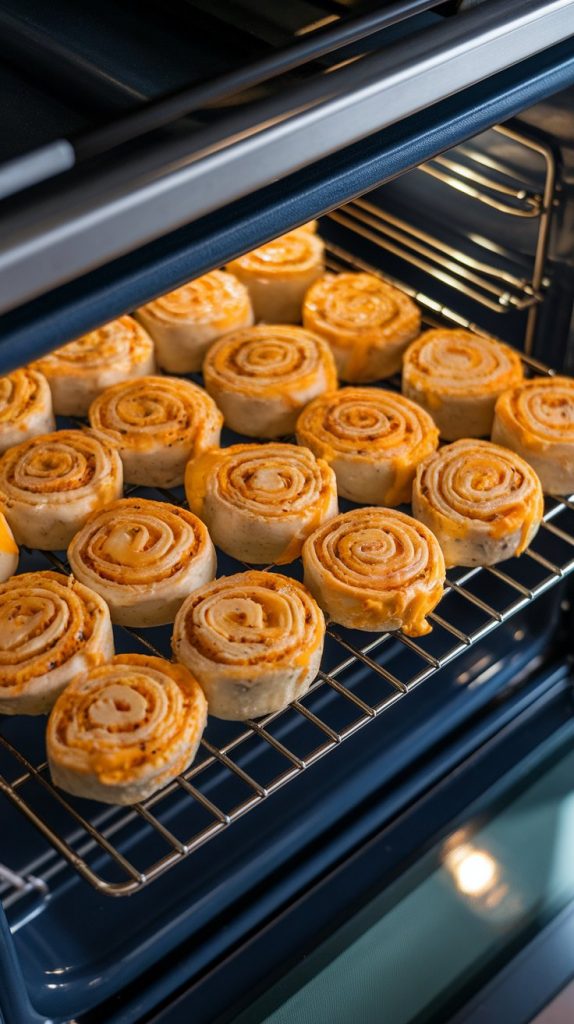 Buffalo Chicken Mac-n-Cheese Pinwheels