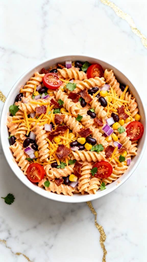 Loaded Cowboy Pasta Salad