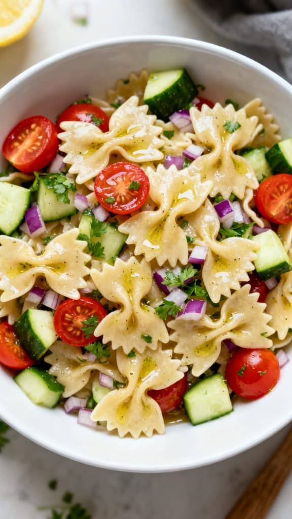 Light & Easy Bow Tie Pasta Salad
