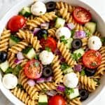 Vegetarian Italian Pasta Salad