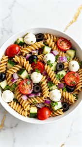 Vegetarian Italian Pasta Salad