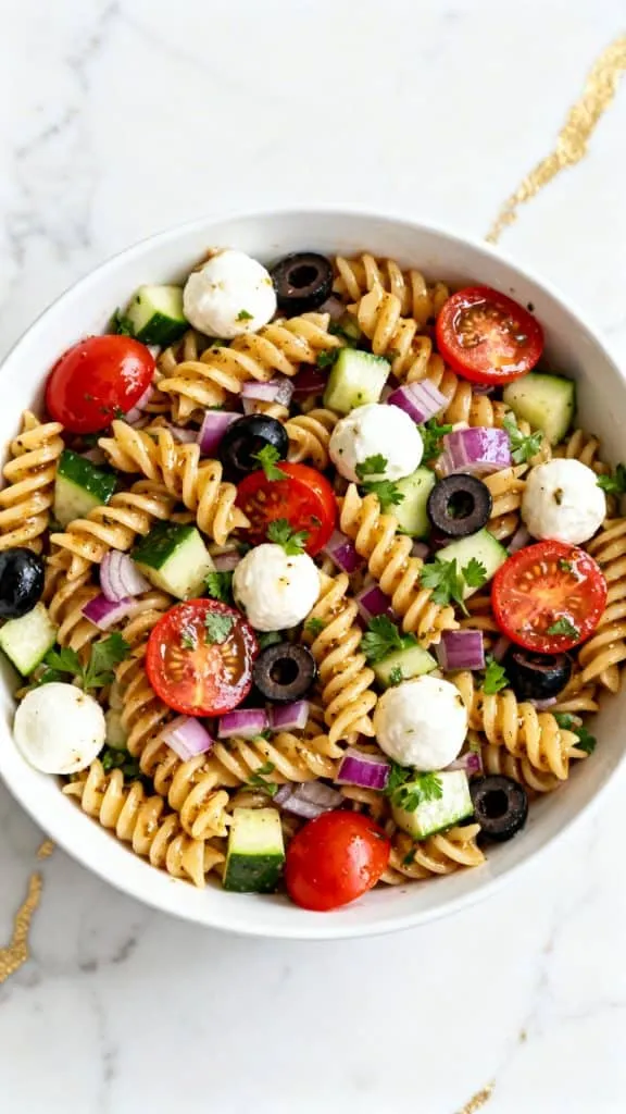 Vegetarian Italian Pasta Salad