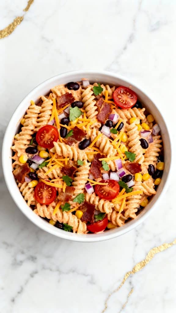 Loaded Cowboy Pasta Salad