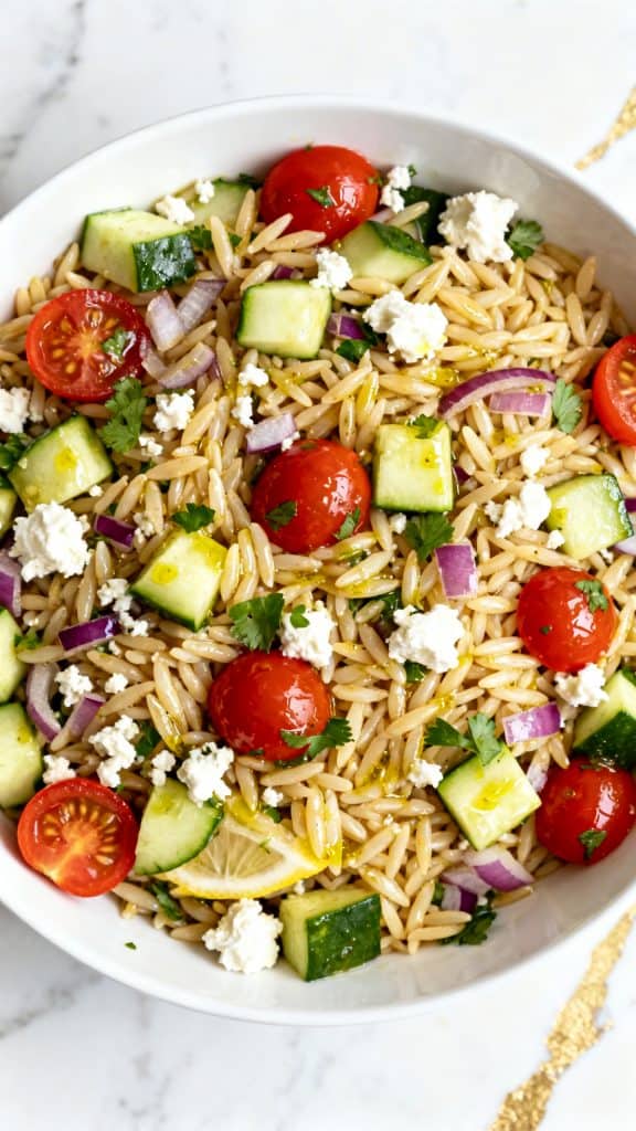 Mediterranean Orzo Pasta Salad