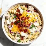 Chicken Bacon Ranch Pasta Salad