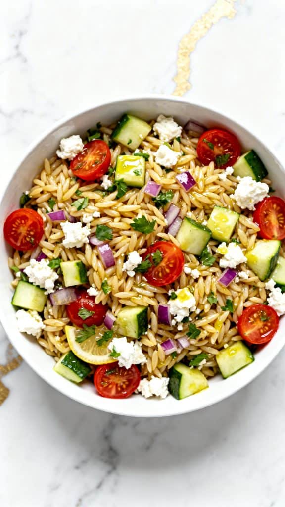 Mediterranean Orzo Pasta Salad
