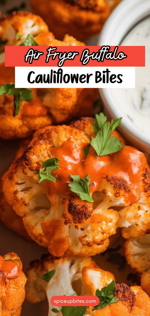 Air Fryer Buffalo Cauliflower Bites