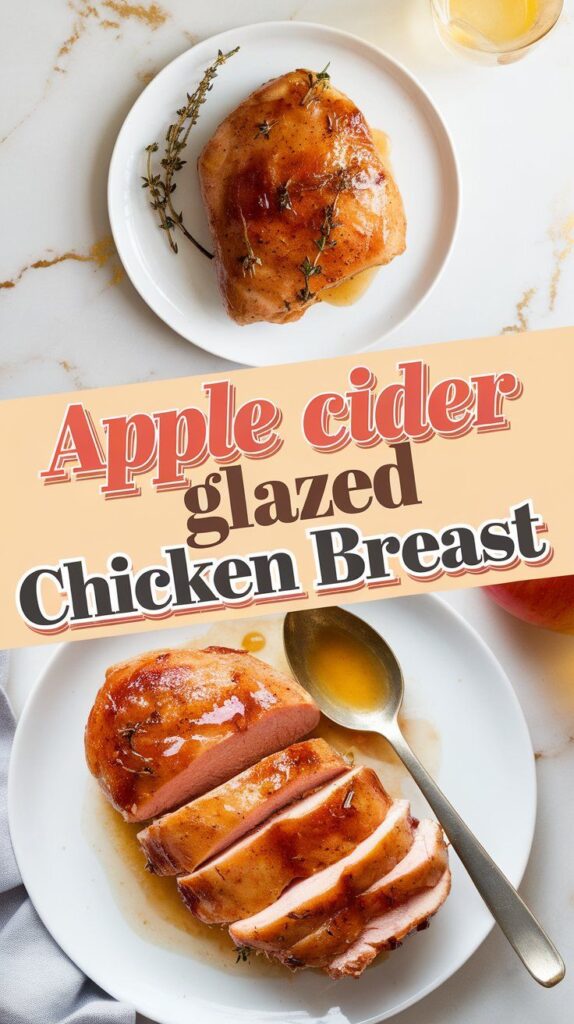 Apple Cider Glazed Chicken Breast