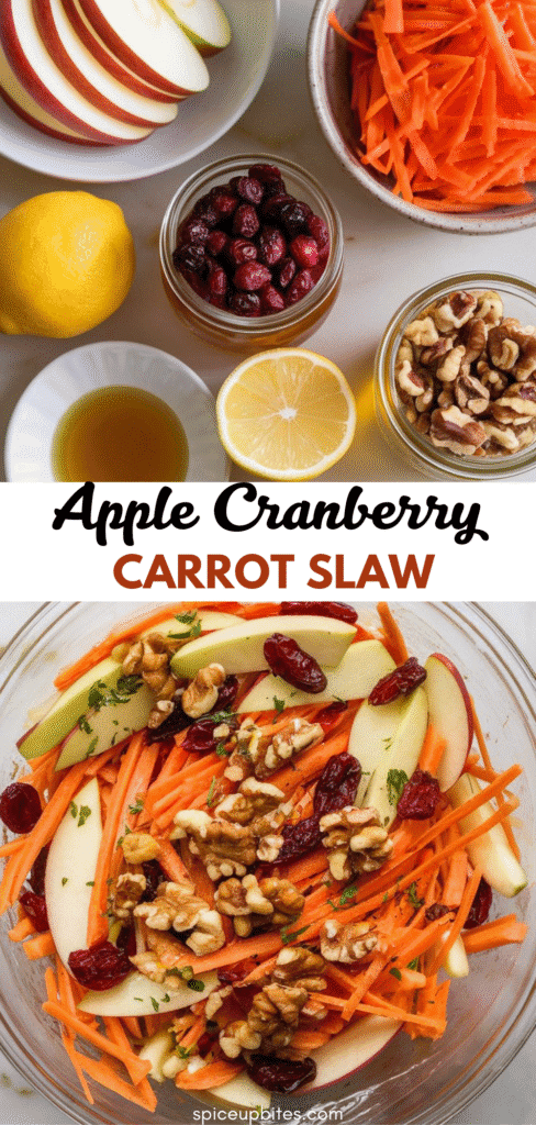 Apple Cranberry Carrot Slaw 3