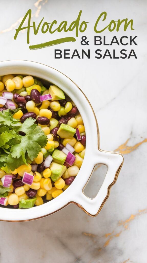 Avocado Corn and Black Bean Salsa