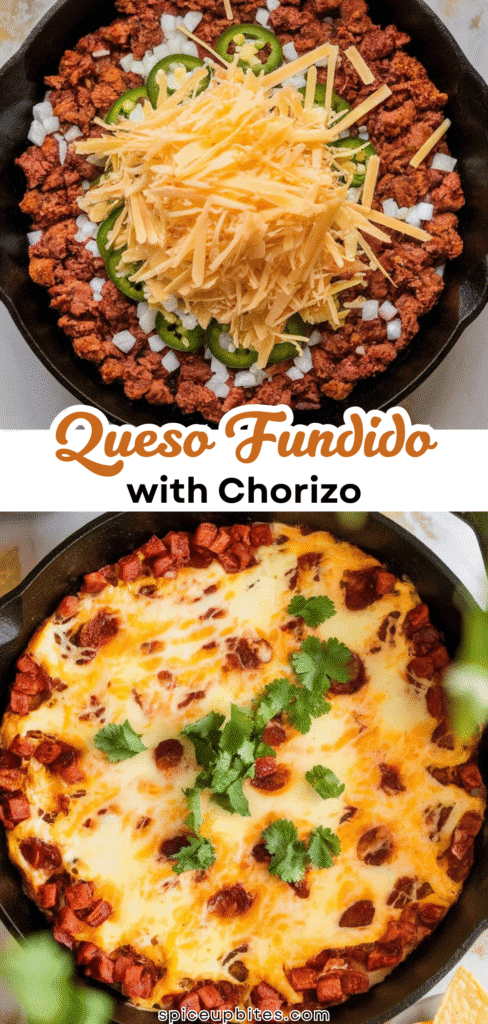 Queso Fundido with Chorizo 