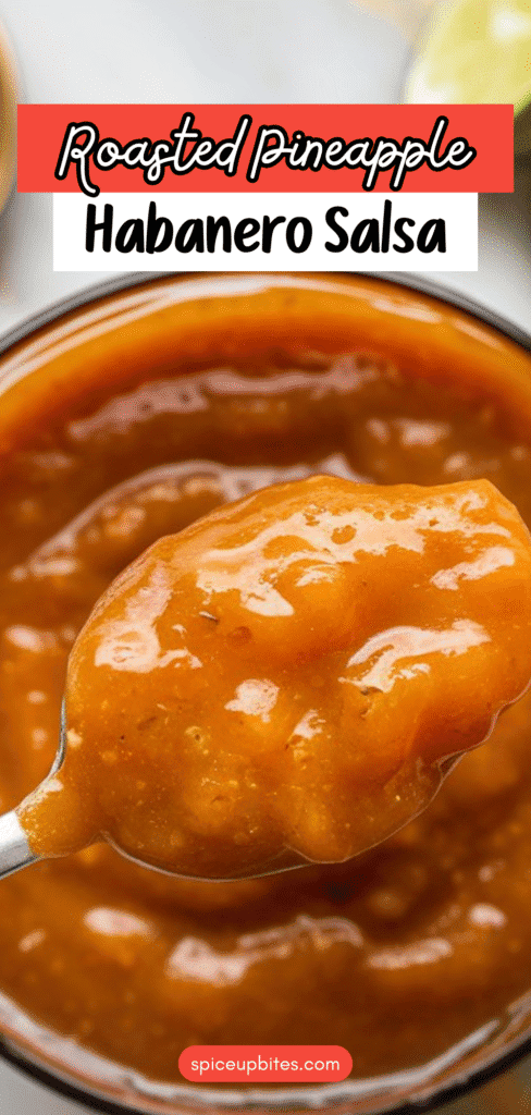 Roasted Pineapple Habanero Salsa