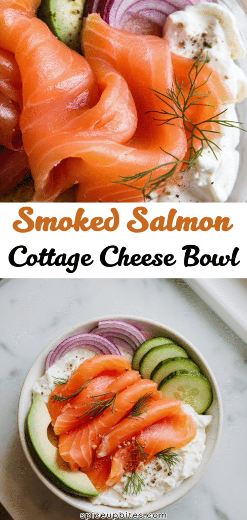 Smoked Salmon Cottage Cheese Bowl