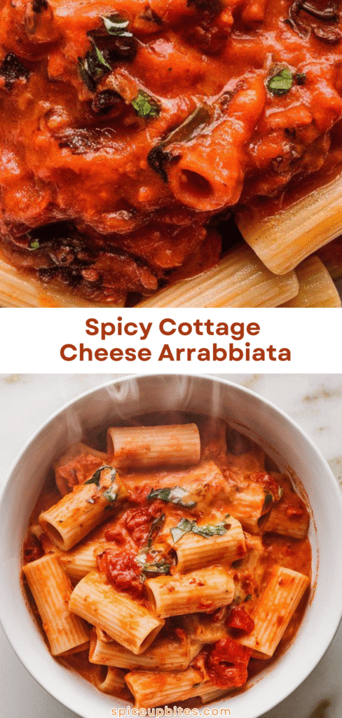 Spicy Cottage Cheese Arrabbiata