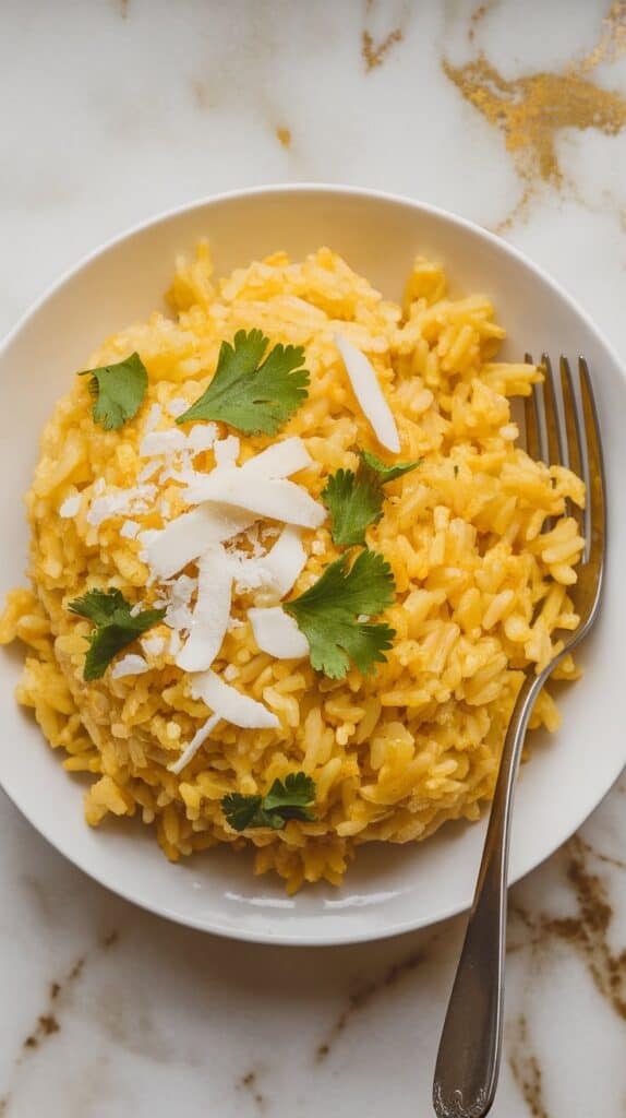 Spiced Coconut Turmeric Rice