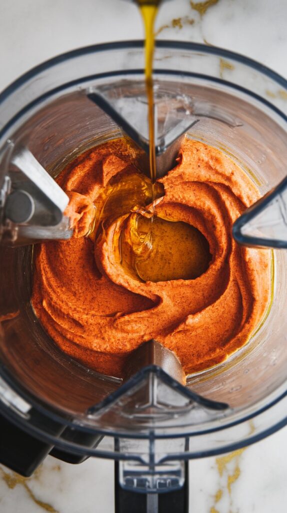 Red Pepper Almond Marinade